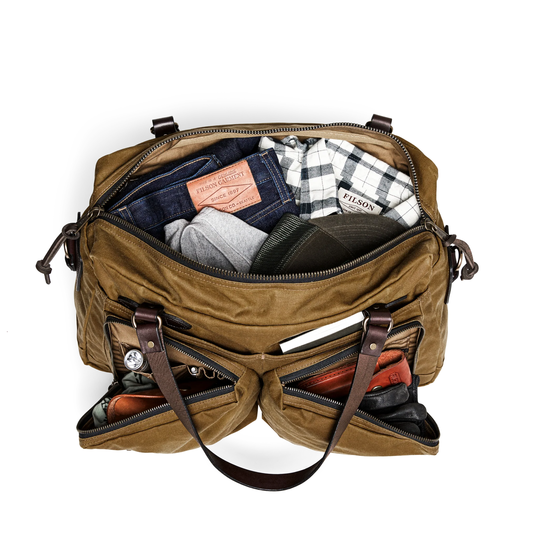 Borsa da viaggio in tela di stagno da 48 ore
