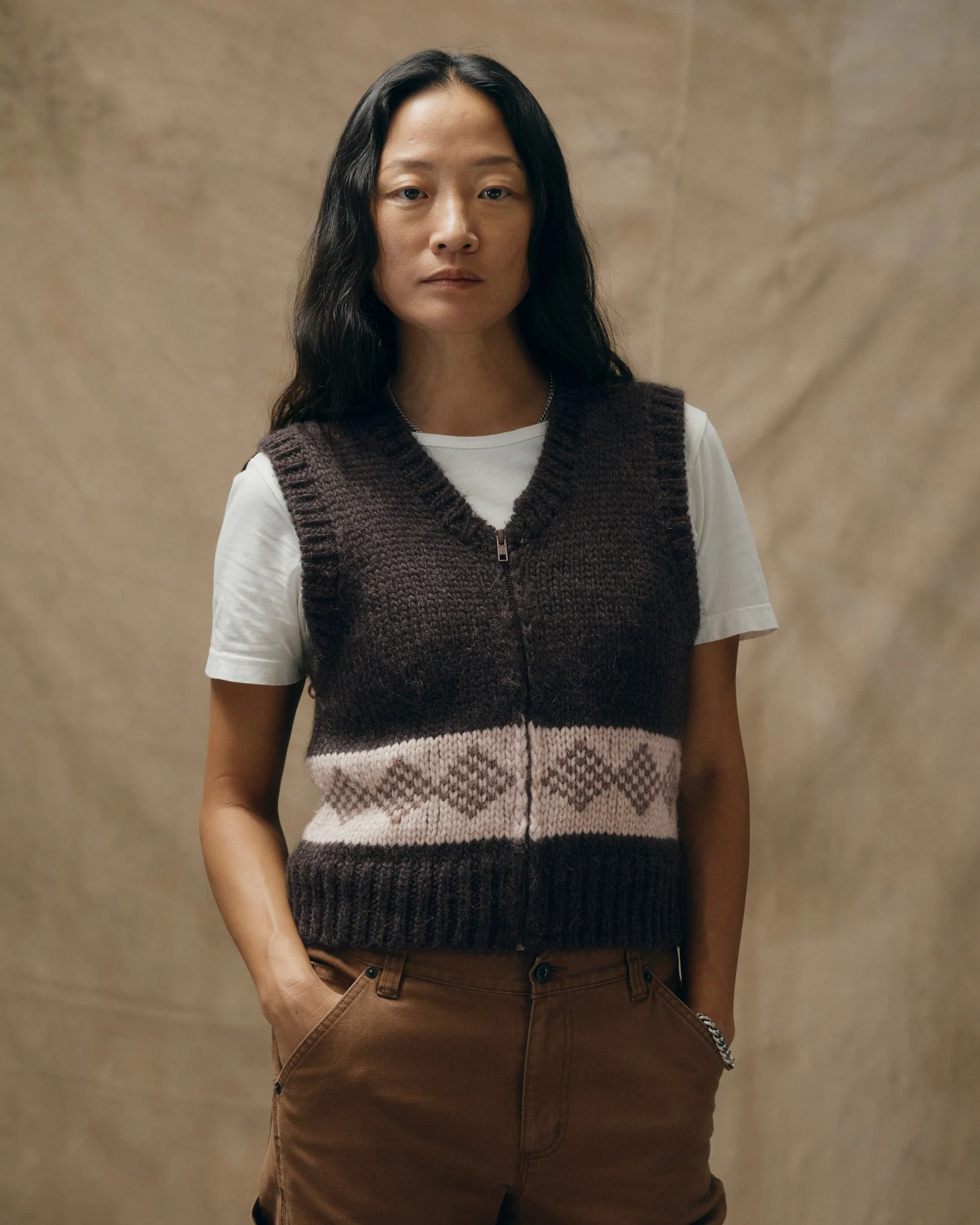 Gilet in Lana da Donna
