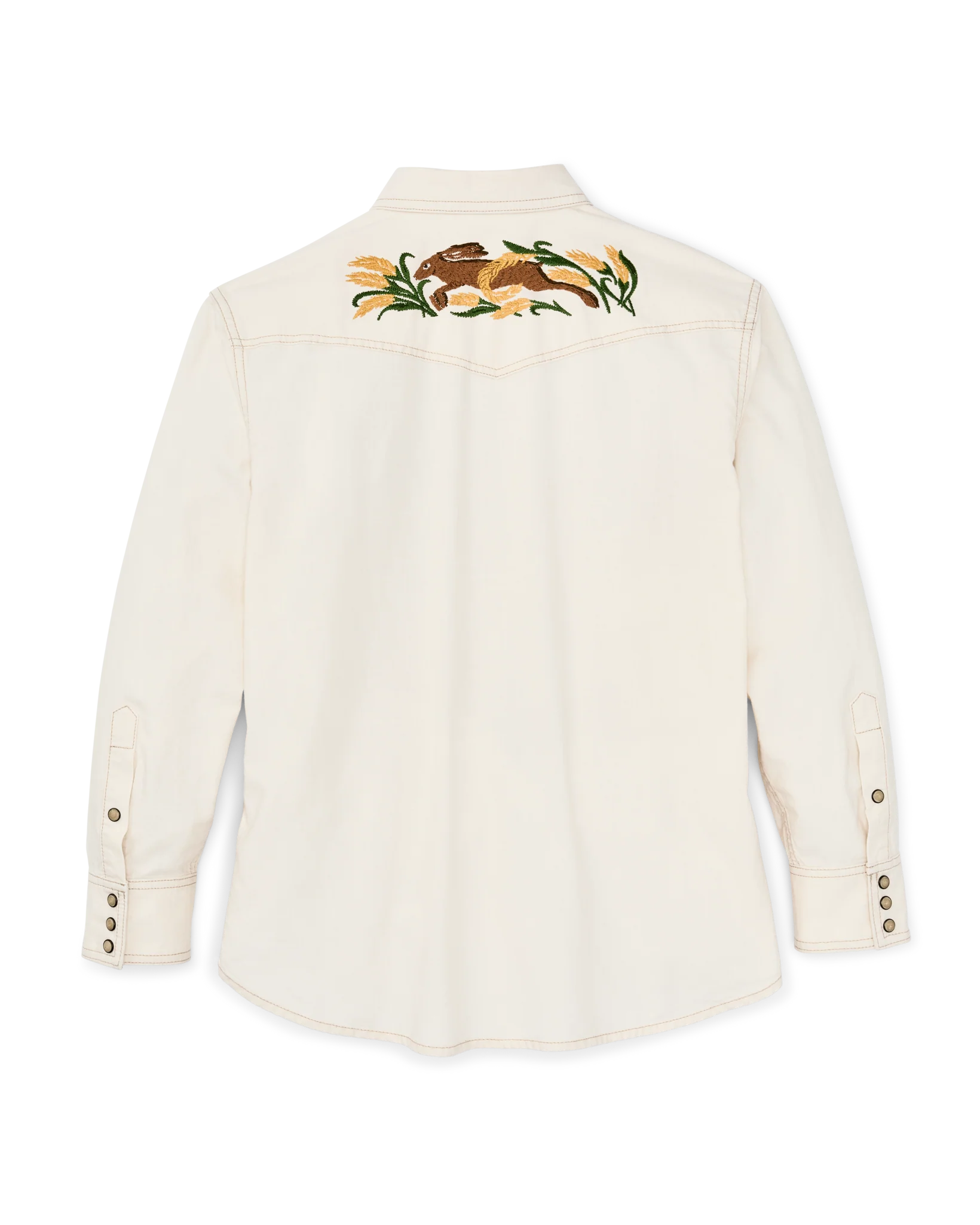 Camicia Occidentale Feminile Ricamata
