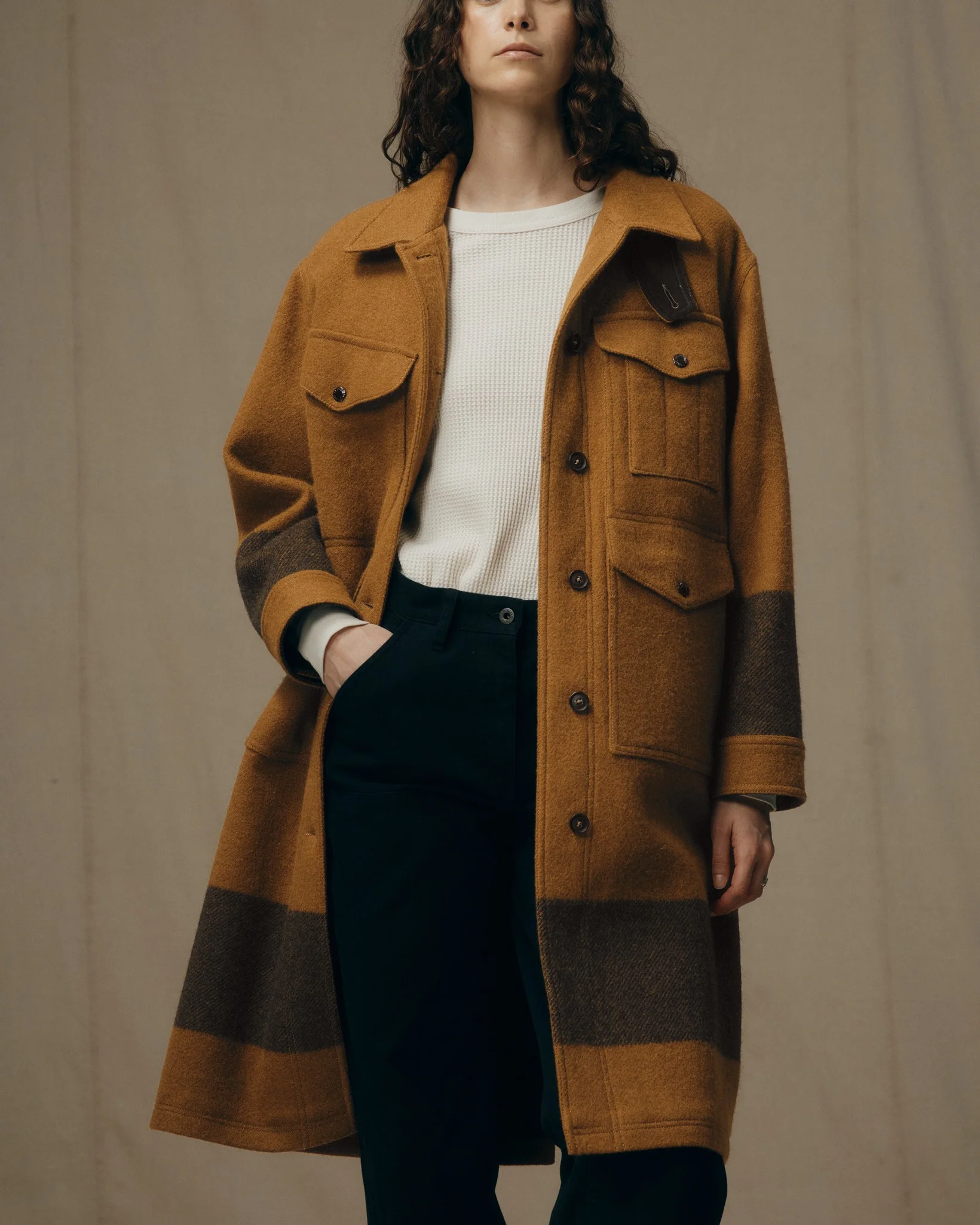 Cappotto Lungo in Lana da Donna