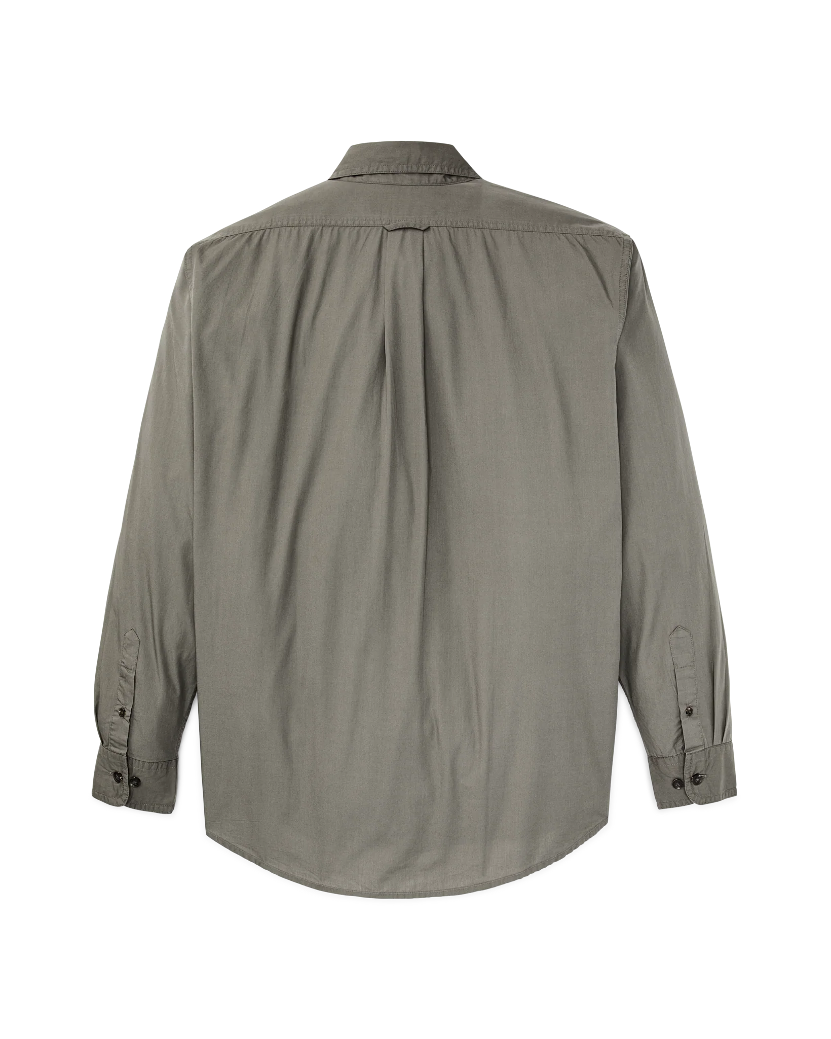 Camicia in Tessuto in Lana Lavato