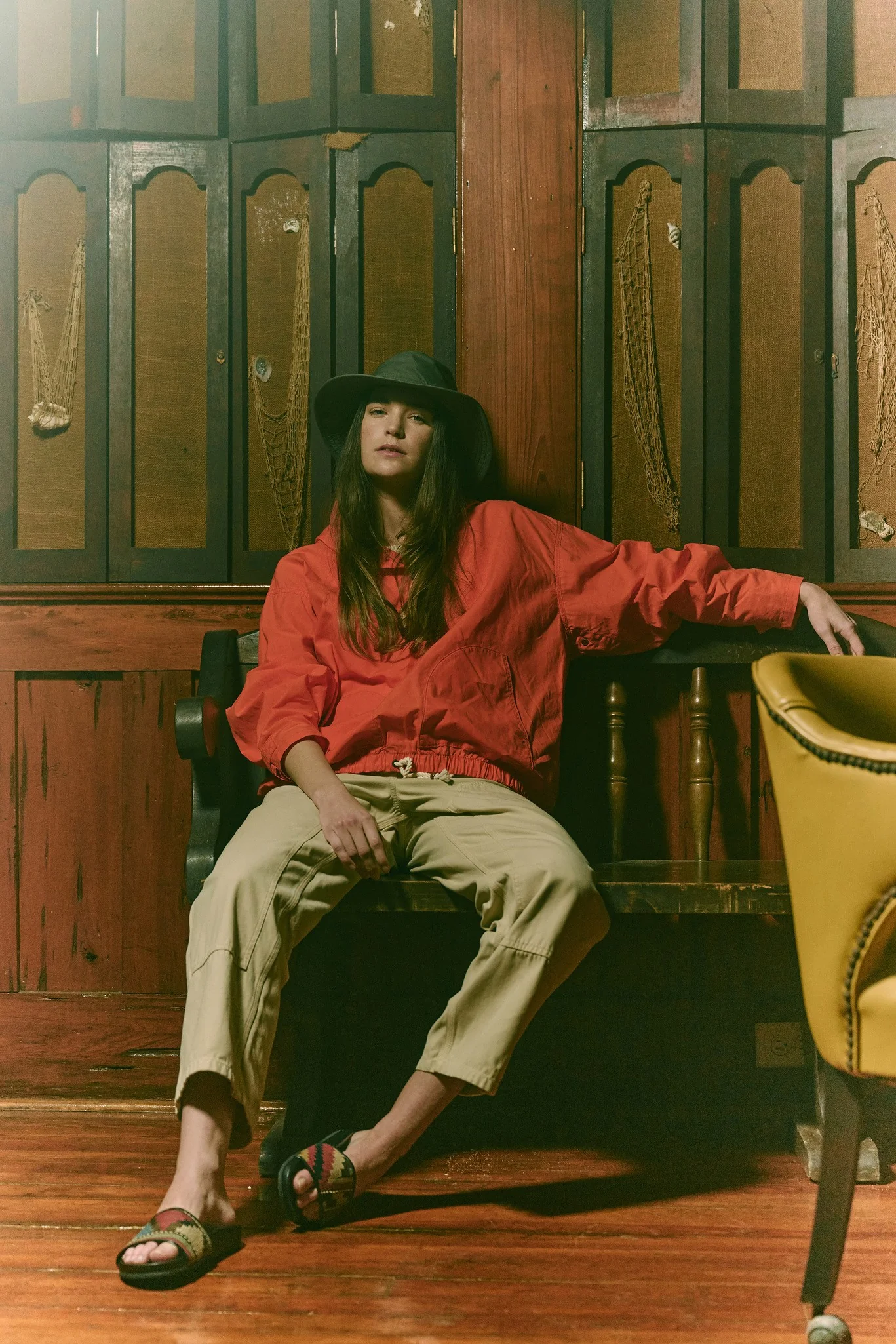 Popover con Cappuccio in Cotone Idrorepellente da Donna