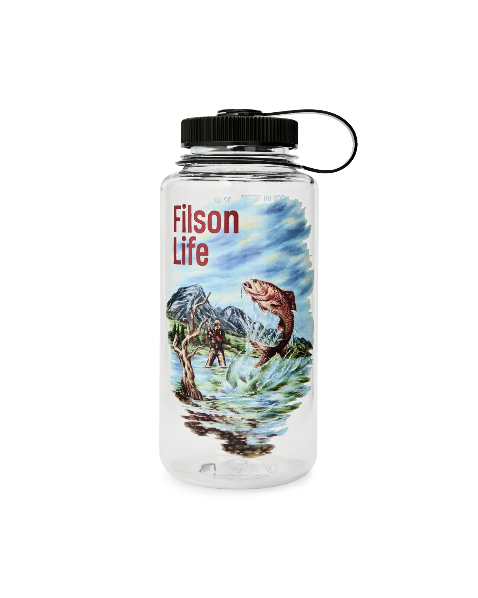 Bottiglia Nalgene con grafica da pesca