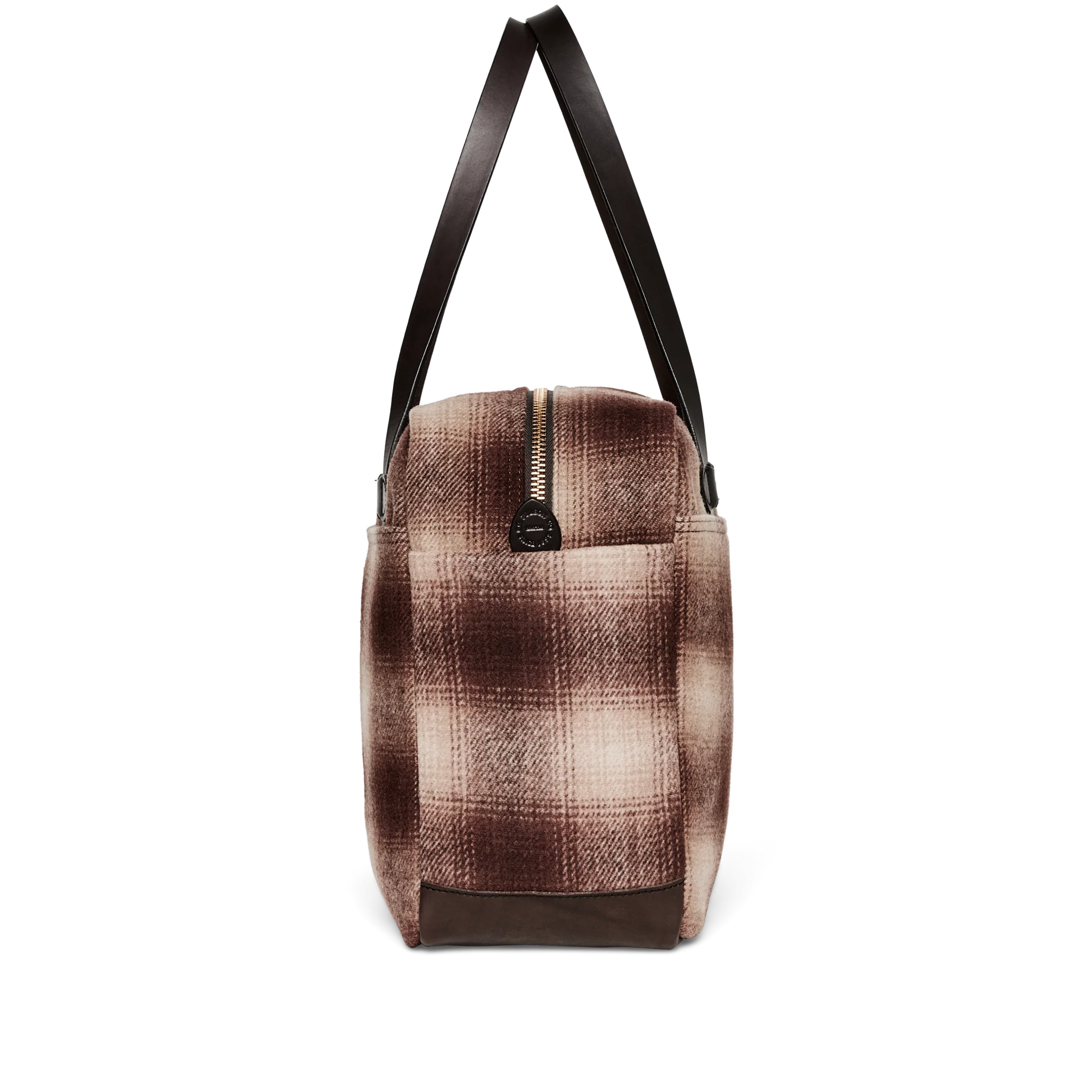 Borsa a Tracolla con Cerniera in Lana Mackinaw