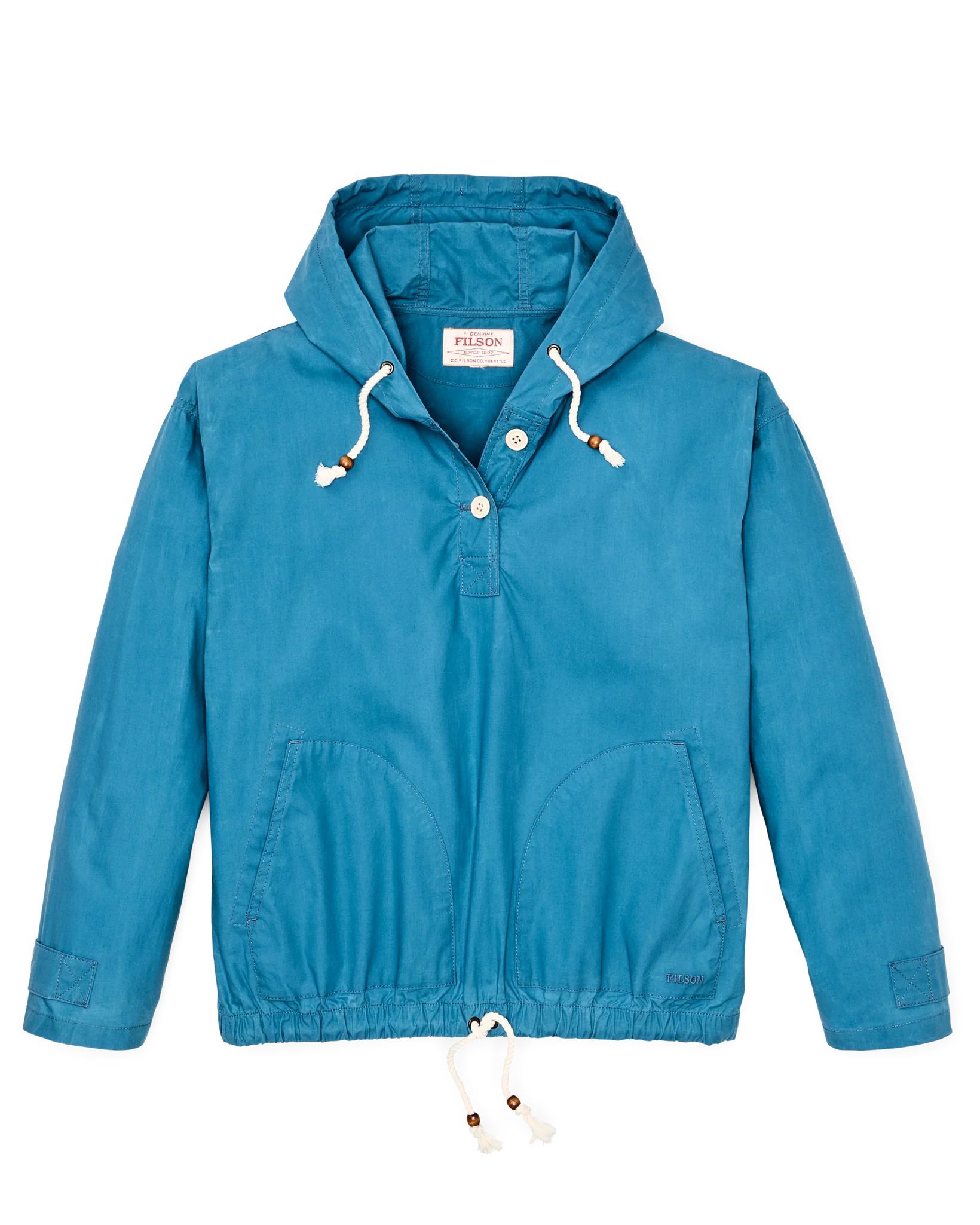 Popover con Cappuccio in Cotone Idrorepellente Donna