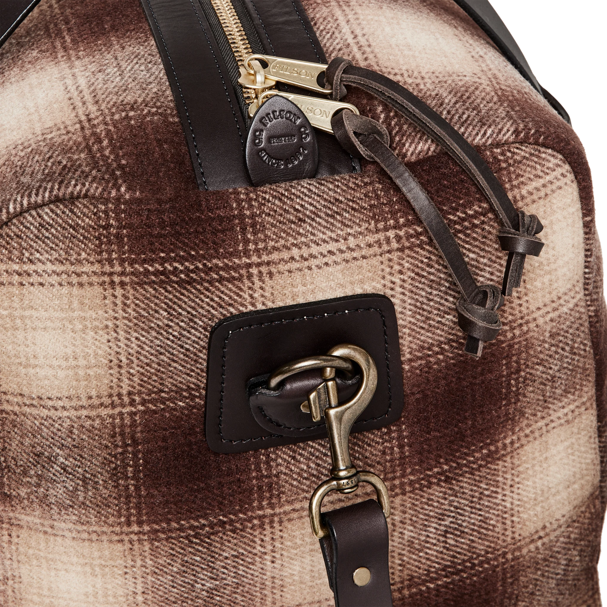 Media Borsa Porta Bagagli in Lana Mackinaw