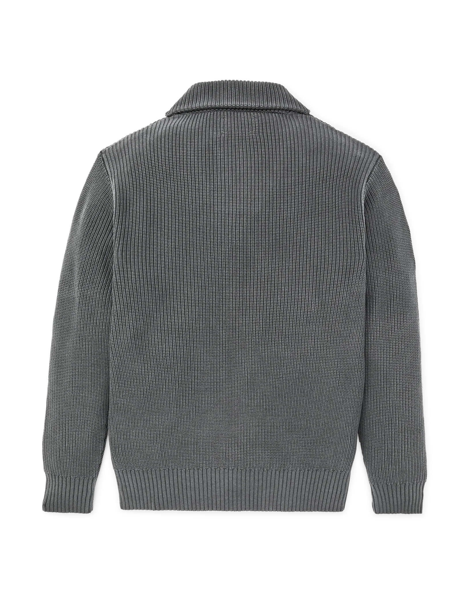 Pullover Vintage con Scollo a Farfalla in Cotone