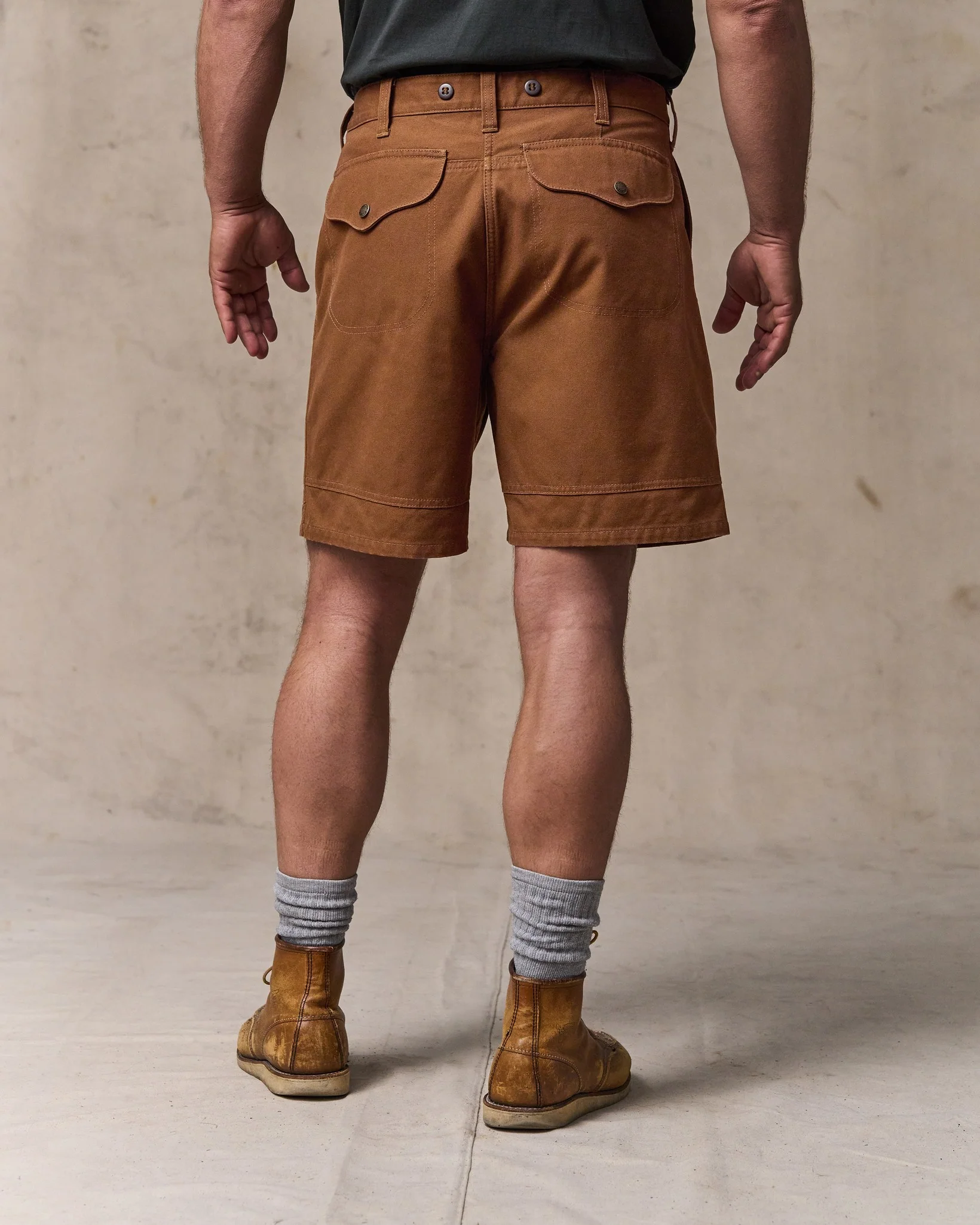 Pantaloni Corti in Tessuto in Latta