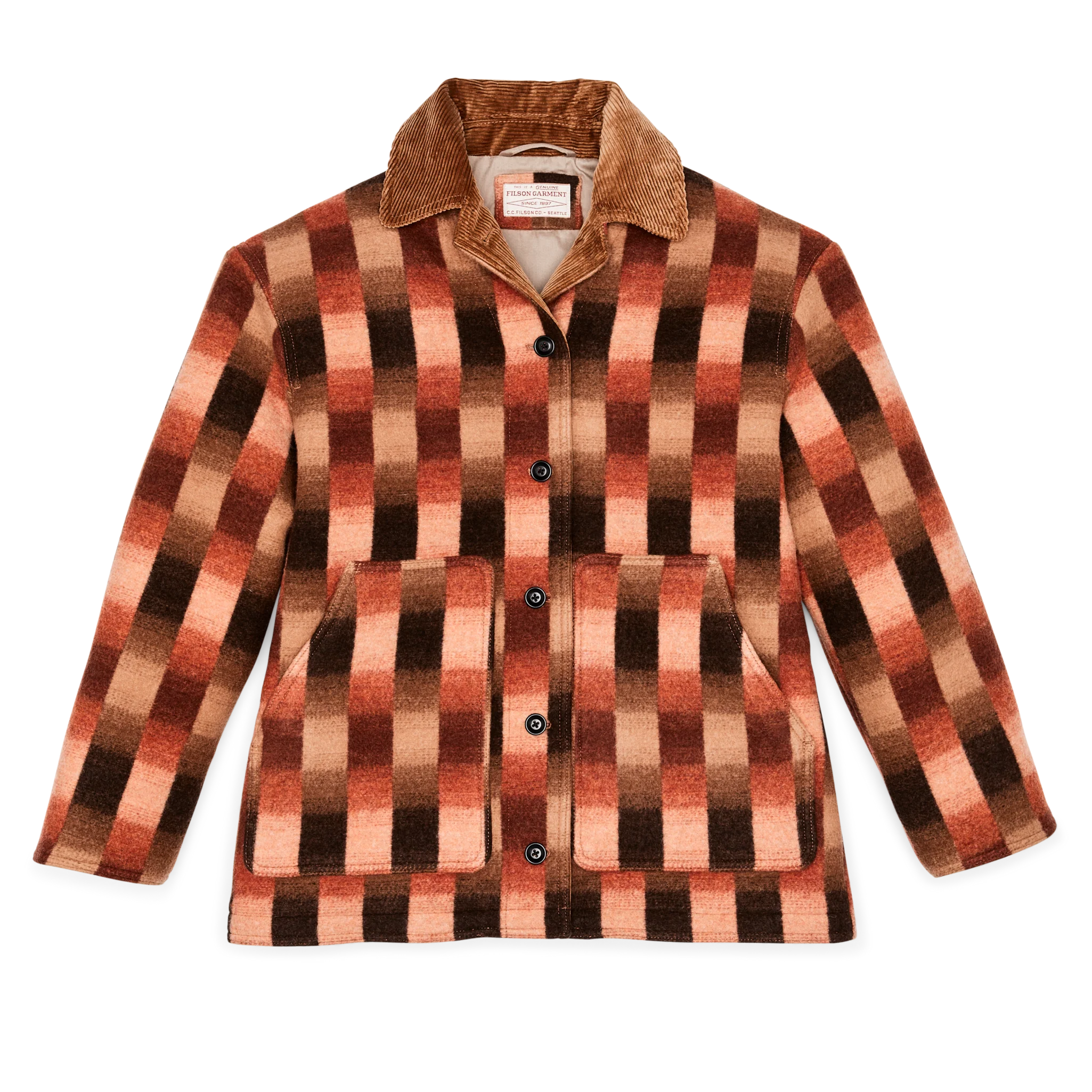 Cappotto in Lana per Donna con Coperta