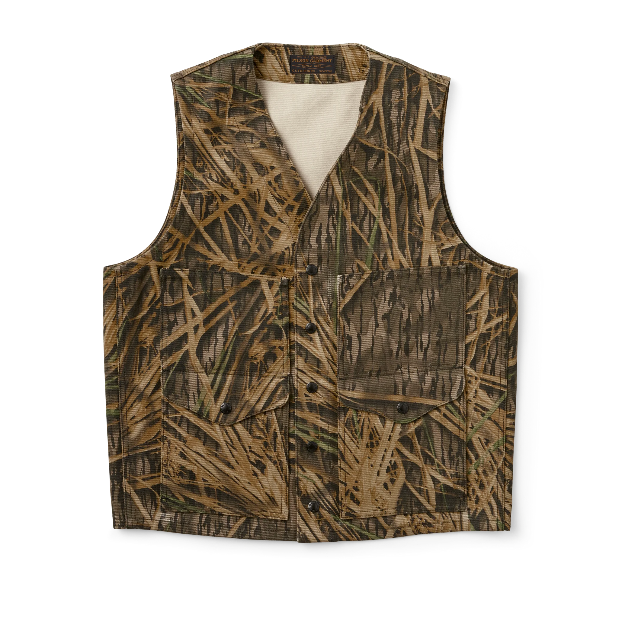 Gilet da Crociera in Tessuto Twill Resistente