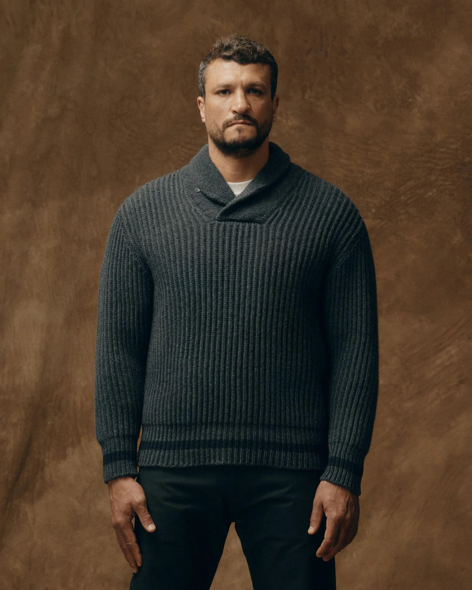 Pullover Bristol con Collo a Spazzola