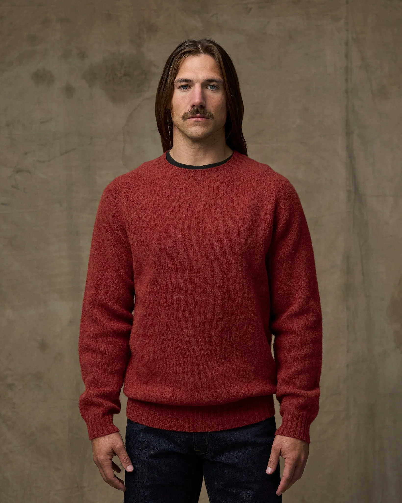 Pullover in lana Shetland da 5 maglie