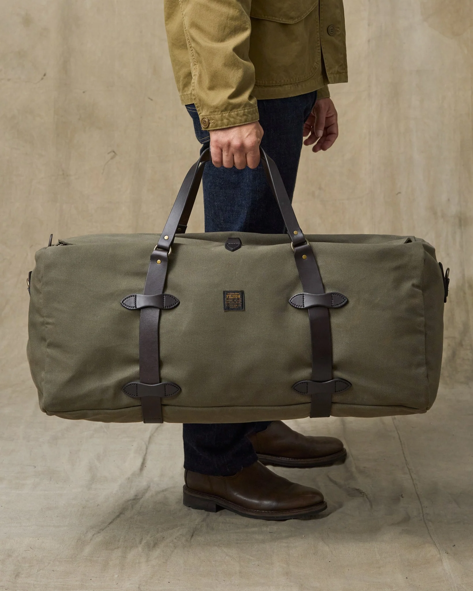 Grande Valigia in Twill Resistenti