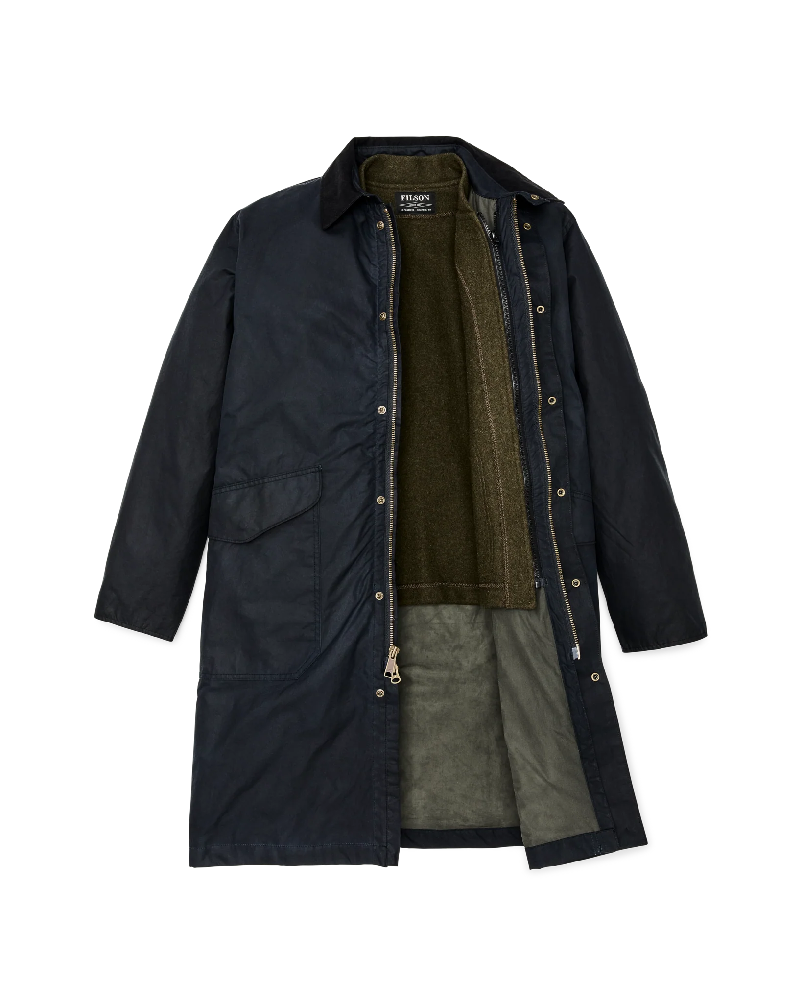 Cappotto Trench in Tessuto Cover Cloth
