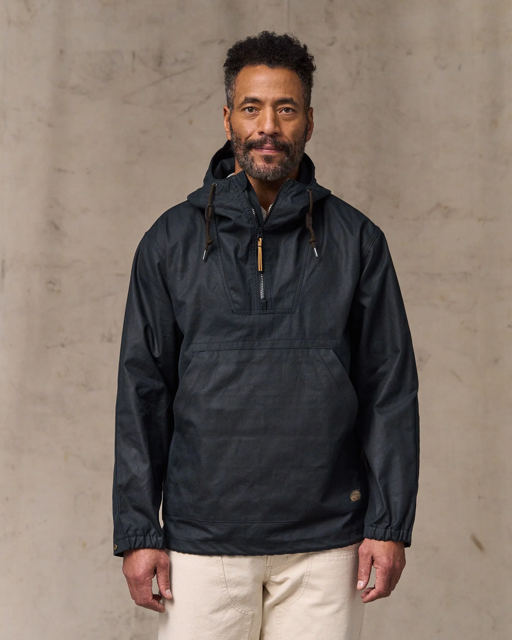 Anorak in Cotone Cerosato Shelter Cloth