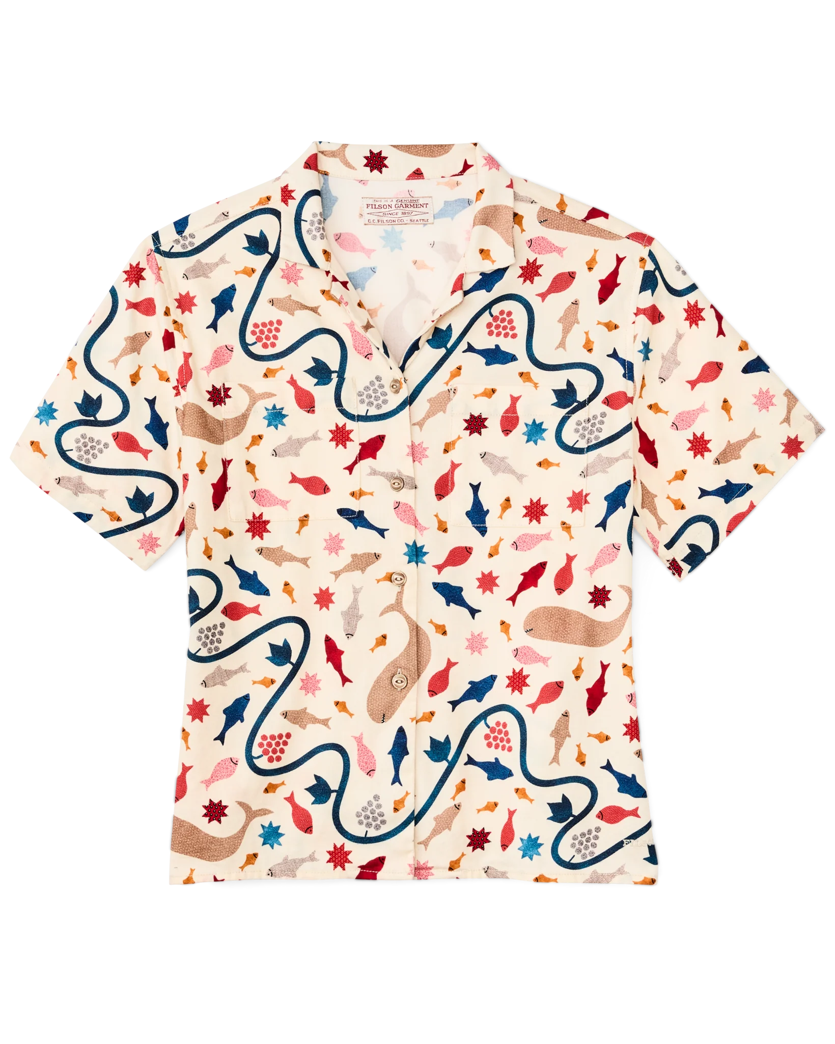 Camicia da Campo a Maniche Corte per Donna
