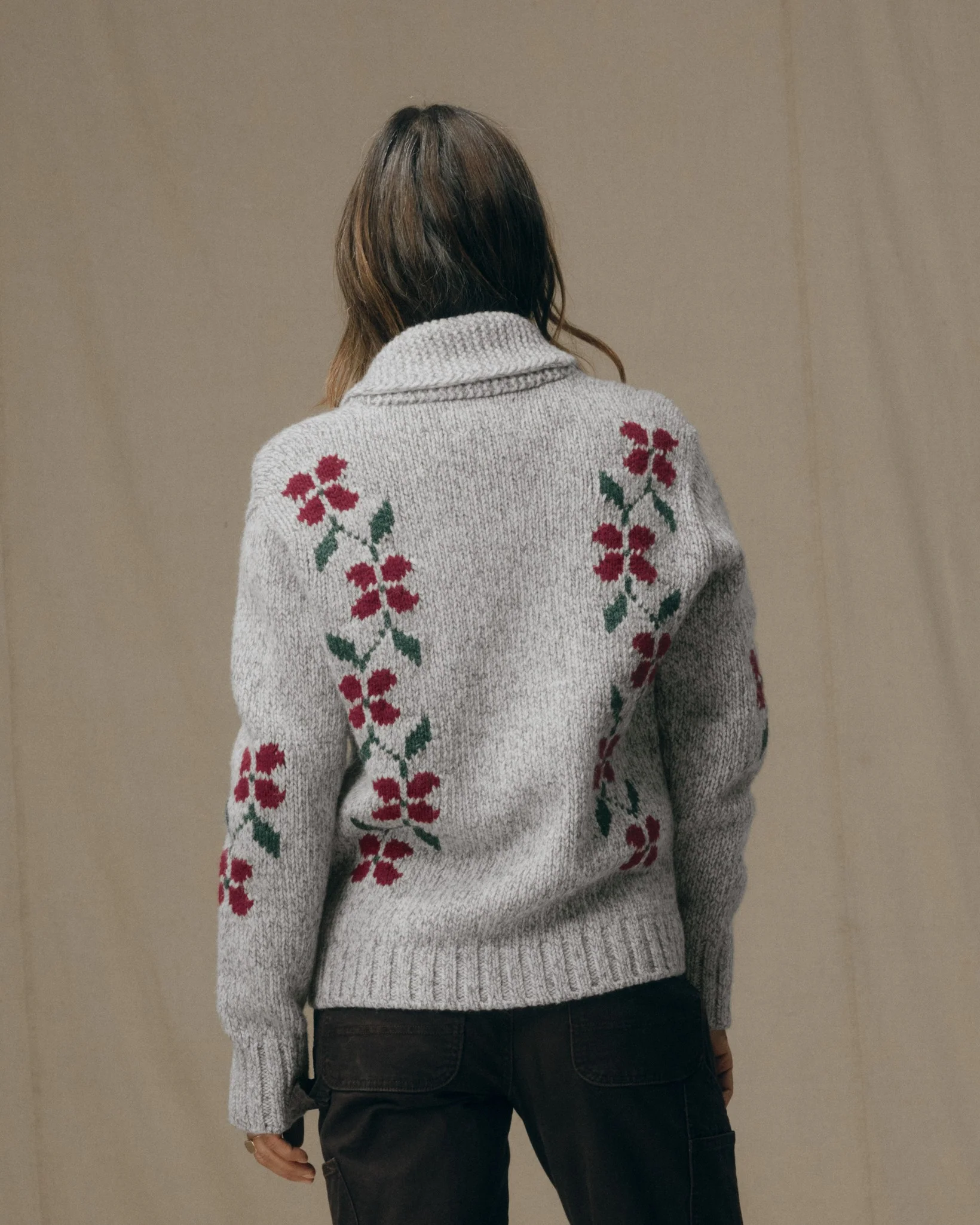 Maglione in Lana con Cerniera per Donna
