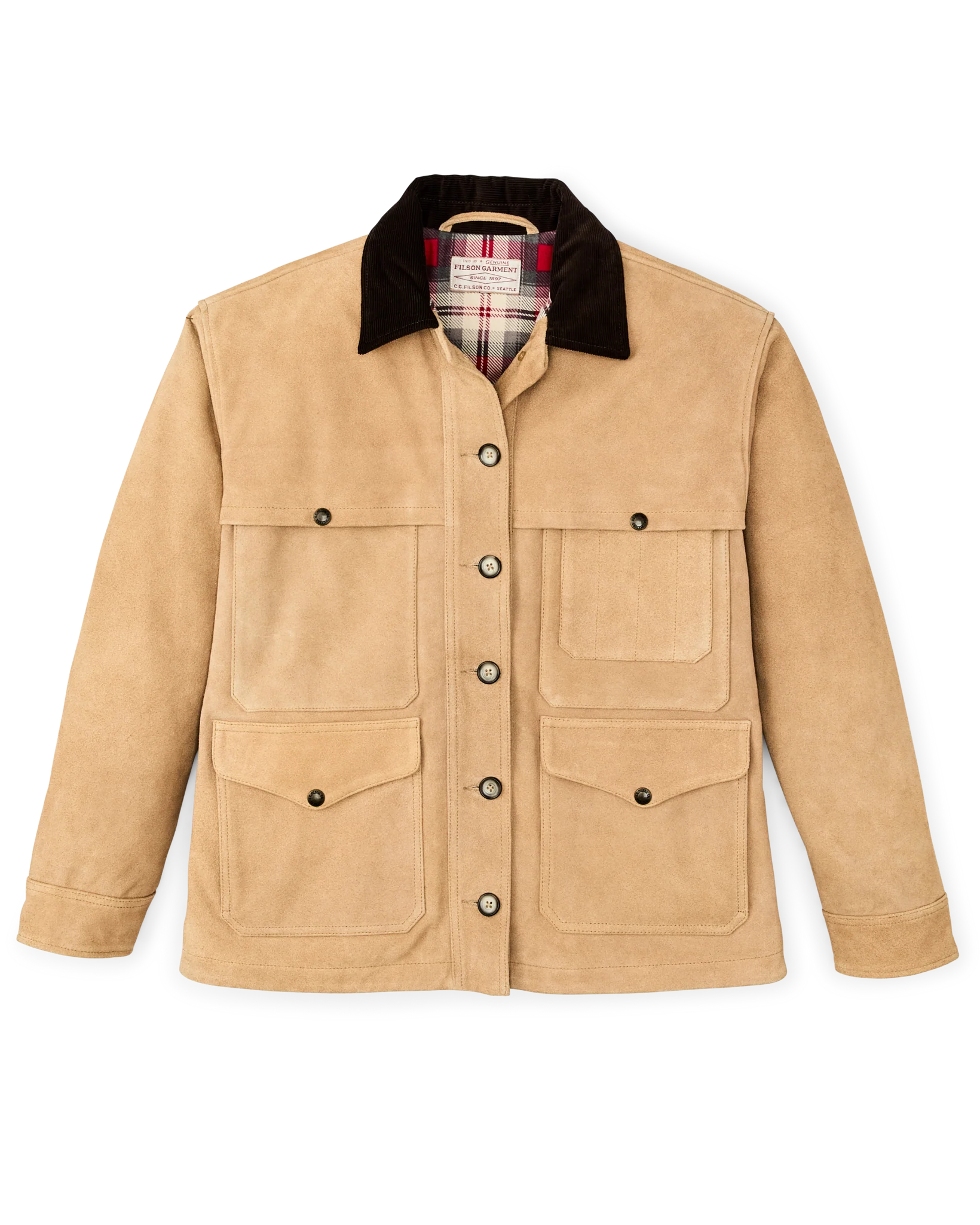 Giubbotto da donna in pelle di camoscio